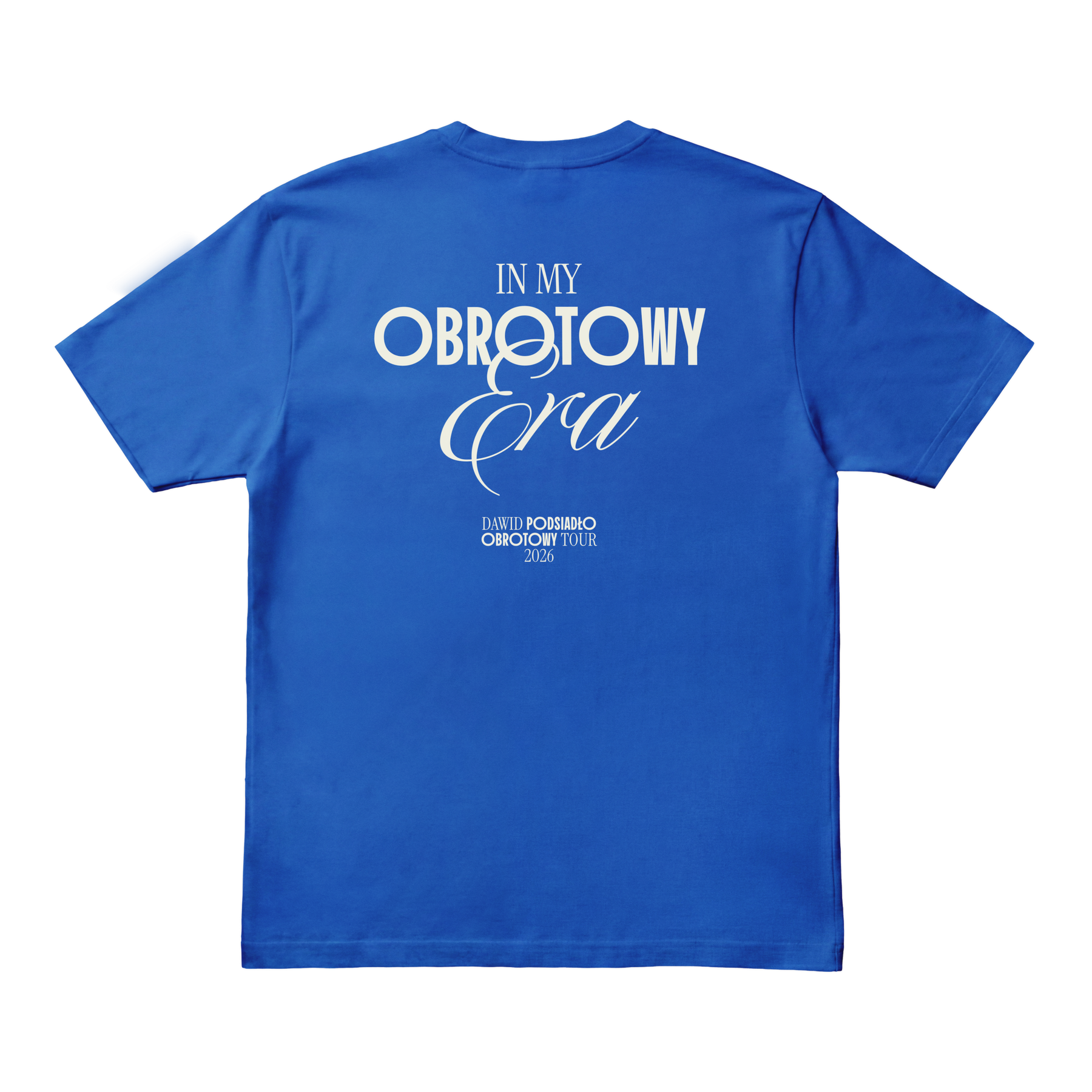 Koszulka "In My Obrotowy Era" Kobalt